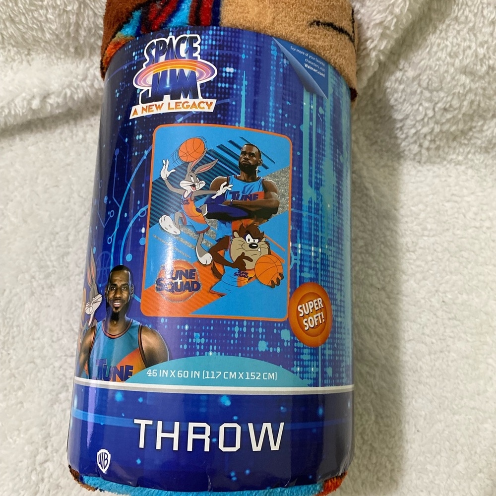 Space Jam A New Legacy Throw Size 46” X 60” NWT